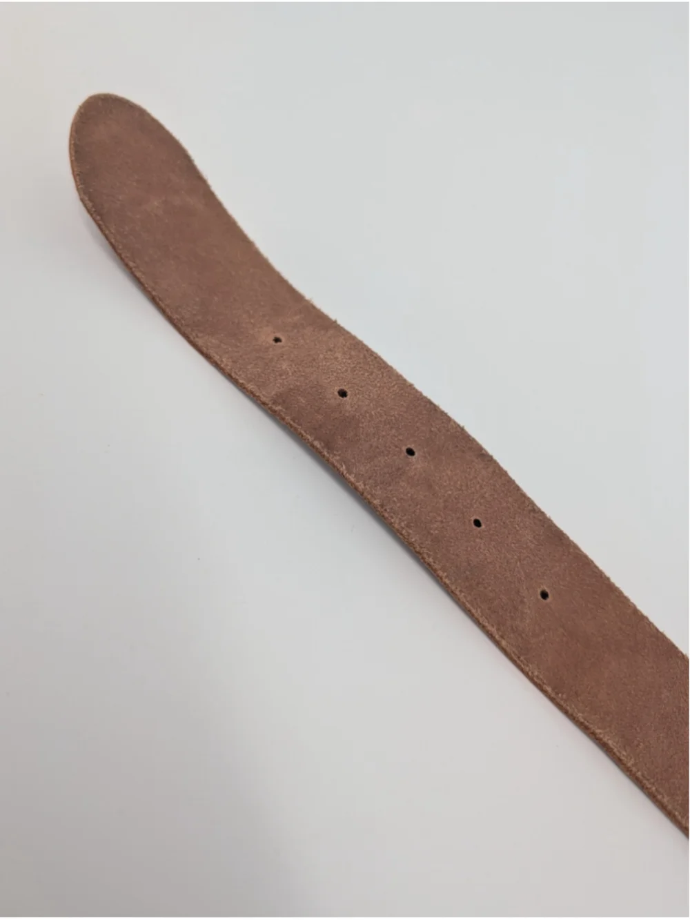 Fossil BT2918231 Leather Belt L Brown Gold Paisley Embossed Rhinestone Buckle